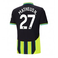 Camisa de Futebol Manchester City Matheus Nunes #27 Equipamento Secundário 2024-25 Manga Curta